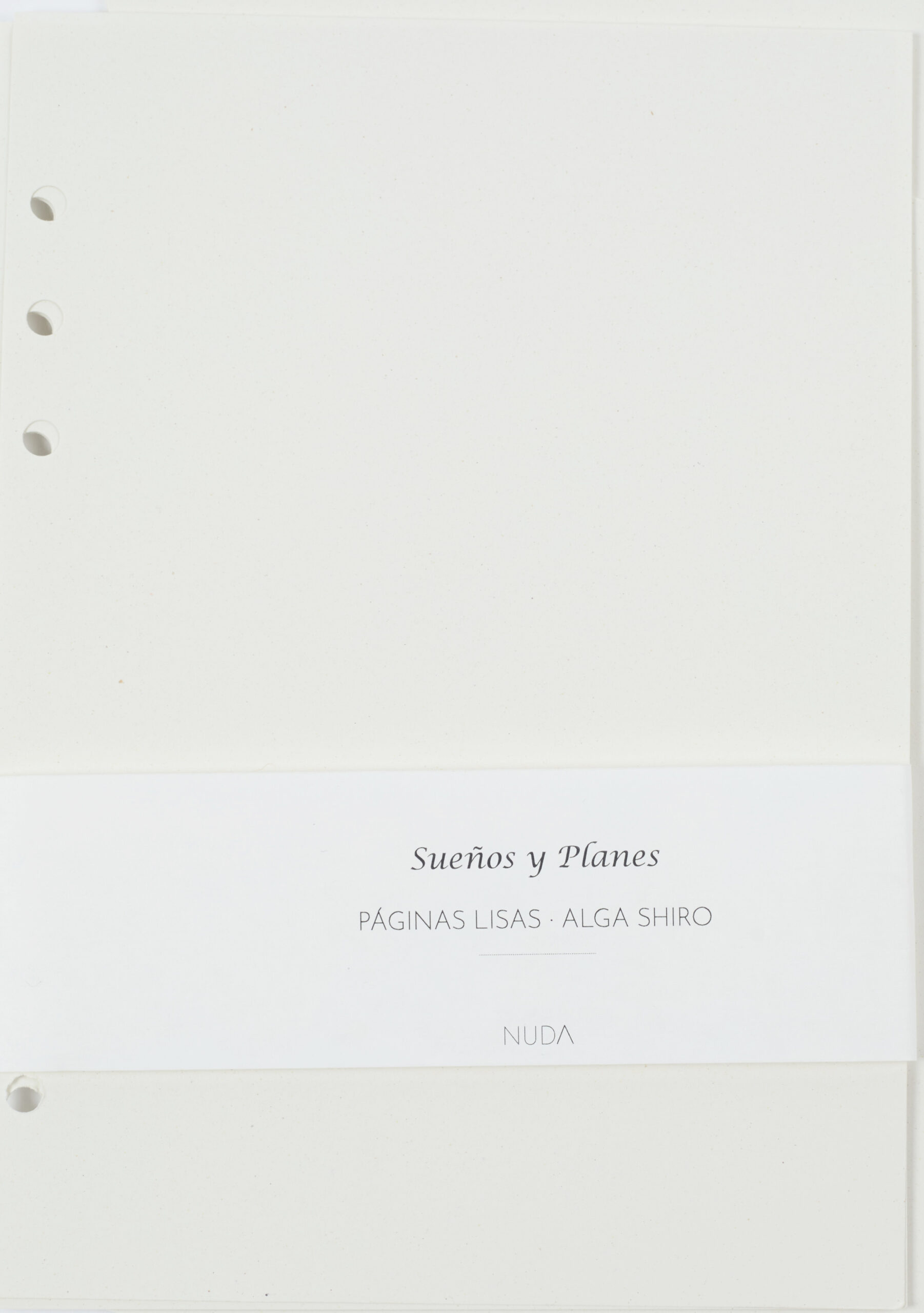 SUEÑOS Y PLANES · Liso · Shiro Alga