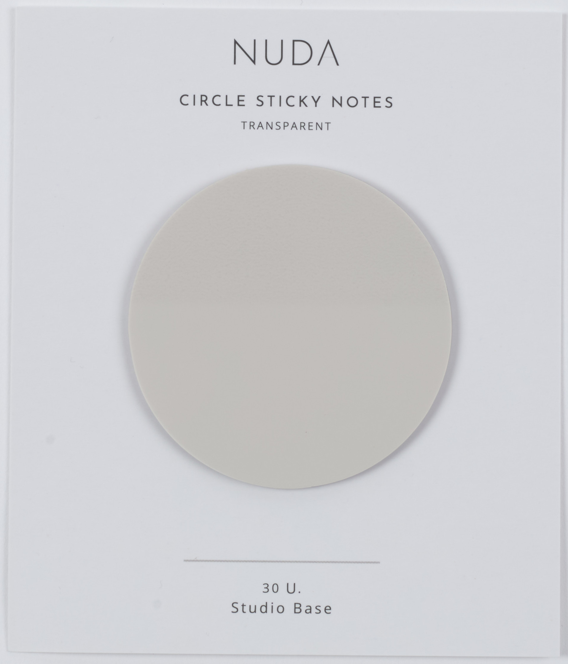 CIRCLE STICKER NOTES · Oat